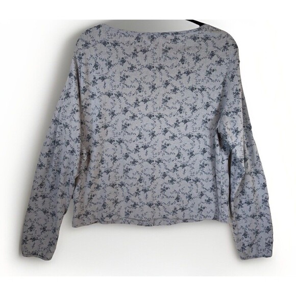 Lucky Brand Blue Floral Blouse - Picture 4 of 14